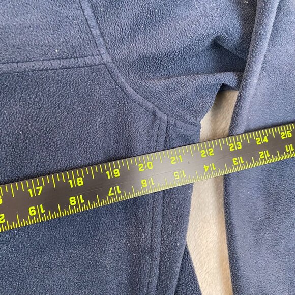 Columbia Men's Fleece Jacket Large Navy Blue Full-Zip Stand Collar Outdoors - Picture 5 of 13